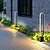 abordables luces de pared al aire libre-Aplique de pared exterior LED blanco cálido 40/60/80 cm lámparas de jardín 10w poste acrílico de metal iluminación de jardín 3000k para garaje, patio de puerta de entrada 110-240v