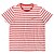baratos camisetas básicas-Homens Camiseta T-shirt Manga Curta Gola Redonda Verão Listrado Moda Designer Básico Bolso frontal Férias Rua Para Noite Preto Vermelho Azul Marinha Top Tee para Homens