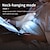 abordables Lampes de lecture-Lampe tour de cou Lampe de lecture pliante 3 en 1, lampe de lecture de bureau rechargeable par USB, 3 couleurs et 3 niveaux de luminosité réglables, convient pour les voyages, le tricot