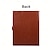 voordelige Kantoor artikelen-multifunctionele a4 bruine pu padfolio met klembord klembordmap a4 vergadermap portfoliomap a4