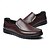 preiswerte Herrenpantoletten &amp; -slipper-Schwarze Leder-Loafer für Herren - bequeme Schlupfschuhe mit rutschfester Sohle
