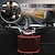 preiswerte Fahrzeugservice-Autonetztasche Handtaschenhalter, zusätzlicher Stauraum Organizer, Safe &amp;störungsfreies Fahren, einfache Installation, passt auf Standard-Armlehnen, Oxford-Gewebe &amp;Netz, schwarz/rot