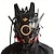 levne Novinky-kyberpunková maska maska kulaté světlo křídlo cop music festival led light mask cosplay