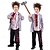 ieftine Zombi-Zombie Student Costum Cosplay Costum de petrecere Mascaradă Pentru copii Băieți Ținute Cosplay Performanță Petrecere Halloween Carnaval Mascaradă Mardi Gras Costum ușor de carnaval