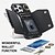Χαμηλού Κόστους iPhone Θήκες-τηλέφωνο tok Για iPhone 17 Pro Max 17 Air 16 15 14 Pro Max Plus 13 12 11 Pro Max Mini Θήκη κάρτας πορτοφολιού με βάση στήριξης Βάση δαχτυλιδιών Φερμουάρ Ρετρό TPU Μεταλλικό PU δέρμα