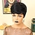 cheap Human Hair Capless Wigs-Pixie Cut Wig Human Hair Short Glueless Wigs For Women Short Wig With Bangs Natural Wig Machine Made Wig