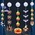 billiga Halloween Utomhus-halloween dekorationer hänglampa läder tråd lampa jack o lantern sugkopp semester string ljus inomhus atmosfär dekorativ lampa semester fest dekorativ lampa 1st