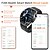 economico Braccialetti intelligenti-696 F200 Orologio intelligente 1.55 pollice Intelligente Bracciale Bluetooth Pedometro Avviso di chiamata Monitoraggio del sonno Compatibile con Samsung Da uomo Chiamate in vivavoce Promemoria di