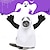 preiswerte Halloween-Haustierkostüm-Hunde Halloweenkostüm Hunde-Kostüm Geist Lustig Gruseliges Kostüm Weich Halloween Karneval Party Kleidungs-Outfits für Hundewelpen