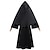 preiswerte Klassischer Horror-Valak Halloween Cosplay Kostüm Die Nonne Cosplay Erwachsene Damen Karneval Maskerade Party / Abend Einfache Halloween-Kostüme Verkleiden