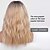 baratos Perucas de festa-Perucas Cacheadas Louro com Franja Perucas Cacheadas Ombre Louro para Mulheres Sintéticas Resistentes ao Calor Clássicas para Halloween