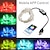tanie Baterie i lampki wewnętrzne USB-Wodne wielokolorowe zmieniające się światła LED na smart USB Fairy String Lights do dekoracji urodzinowych imprezowych w pomieszczeniach i na zewnątrz zdalnie sterowane aplikacją
