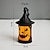 ieftine Iluminarea recuzitei de Halloween-lanternă de dovleac de halloween lumina lumânării electronice jack o lantern aprinde dovleac lampă de noapte lampă de vânt model grimace decorare atmosferă petrecere de halloween 1/3/5 buc.