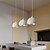 economico Luci Isola cucina-lampada a sospensione moderna per sala da pranzo, lampada per isola della cucina, lampade a sospensione in stile nordico, plafoniera in stile giapponese per il lavello della cucina del corridoio