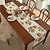 cheap Halloween Table Cloth-Halloween Pumpkin Jacquard Table Runner  Modern Minimalist Fringed Cabinet Cover or Bed Runner