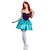 abordables Disfraces de mujer-Vestidos Traje de cosplay Princesa Disfraz Sexy Adulto Mujer Carnaval Mardi Gras Fiesta Rendimiento Disfraces fáciles de Halloween Disfrazarse