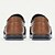 billiga Slip-ons och loafers till herrar-Herr Tofflor och Slip-Ons Penny Loafers Klassiska loafers PU Läder Bekväm Halksäker Loafers Svart Vit Orange