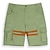 baratos Calcões Bermuda Cargo-Homens Bermuda Cargo Calção Shorts casuais Bolso multi Perna reta Bolso falso Tecido Conforto Comprimento do joelho Casual Diário Feriado Moda Roupa de rua Preto Verde Micro-Elástica