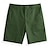 billige Retro-Herre Shorts Linneshorts Sommer shorts Lomme Frontlomme Lige ben Vanlig Komfort Åndbart Knælængde Fest udendørs Afslappet Mode Basale Hvid Blå