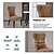 abordables Funda para silla de comedor-Conjunto de silla de terciopelo elástico, conjunto de silla simple de una pieza para el hogar, conjunto de silla de hotel, conjunto de taburete, conjunto de silla curvada con respaldo alto