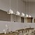 economico Luci Isola cucina-lampada a sospensione moderna per sala da pranzo, lampada per isola della cucina, lampade a sospensione in stile nordico, plafoniera in stile giapponese per il lavello della cucina del corridoio