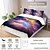economico Set copripiumino-set copripiumino in 3 pezzi Galaxy Starry Sky Planet per la camera degli ospiti della camera da letto dell&#039;hotel, set confortevole di biancheria da letto