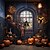 お買い得  ハロウィン室内-ハロウィーンの窓用ライト、ハロウィーンの飾り、LED スパイダー ゴースト ウェブ、電池式、屋内窓吊り下げライト、パーティー、ホームデコレーション
