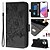Χαμηλού Κόστους iPhone Θήκες-τηλέφωνο tok Για iPhone 16 iPhone 15 Pro Max Plus iPhone 14 13 12 11 Pro Max Plus Mini SE Πίσω Κάλυμμα με βάση στήριξης Μαγνητική με λουράκι καρπού Ρετρό Λουλούδι Floral TPU PU δέρμα
