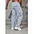 preiswerte Cargohosen-Herren Cargo-Hosen Jogginghose Chinos Tasche Gerader Schnitt Elastischer Bund Einfarbig tragbar Weich Volle Länge Täglich Heim Outdoor Sport Einfach Schwarz Marineblau Mikroelastisch