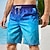 economico Piante e Fiori Tropicali-Per uomo Gradiente Stampe astratte Costume nuoto a pantaloncino Boxer da surf Pantaloncini da mare Vita normale Hawaiano Boho Informale Giornaliero Per eventi A cordoncino con fodera in rete Vita