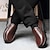 preiswerte Herrenpantoletten &amp; -slipper-Schwarze Leder-Loafer für Herren - bequeme Schlupfschuhe mit rutschfester Sohle