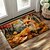 economico Zerbini-Trapunta Autunno Volpe Zerbino Tappetino Cucina Tappetino Antiscivolo Tappeto Antiolio Tappeto Interni Esterni Arredamento Camera Da Letto Tappetino Bagno Tappeto Ingresso