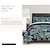 economico 100% cotone-profondo set copripiumino botanico - include copripiumino e federe - ricco design ispirato alle piante - tessuto morbido e confortevole - perfetto per l&#039;arredamento elegante della camera da letto