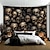 cheap Wall Tapestries-Skulls Tree Hanging Tapestry Wall Art Large Tapestry Mural Decor Photograph Backdrop Blanket Curtain Home Bedroom Living Room Decoration