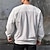 abordables Sweat-shirts basiques-Homme Sweat-shirt Noir Marron Kaki Gris Col ras du cou Uni Sport &amp; Loisir Quotidien Fête Coton Streetwear Basique Occasionnel Printemps &amp; Automne Vêtement Tenue Pulls Capuche Pulls molletonnés manche