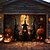 preiswerte Halloween Garagentorabdeckung-Halloween-Türdekorationen für draußen, Halloween-Garagentorabdeckung, Kürbis-Hexe-Banner, gruseliges Schloss, große Kulisse für den Urlaub, Garagentor für draußen, Wanddekoration für Zuhause