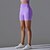 baratos Shorts e motociclistas de ioga-Mulheres Shorts de Academia Shorts de ioga Calções De Treino Cintura elástica Cintura Alta Ioga Treino de Ginástica Pilates Calção Preto Vermelho Vinho Esportes Roupas Esportivas Com Stretch Delgado
