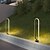 abordables luces de pared al aire libre-Aplique de pared exterior LED blanco cálido 40/60/80 cm lámparas de jardín 10w poste acrílico de metal iluminación de jardín 3000k para garaje, patio de puerta de entrada 110-240v