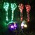 preiswerte Halloween im Freien-2 Stück Halloween-Skeletthand-Gartenlampe, Arme, Handpfähle, realistisch aussehende Halloween-Rasen-Gartendekor-Lichtrequisiten, LED-leuchtende Geisterhand in Totenkopfform, Plug-in-Lampe