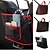 preiswerte Fahrzeugservice-Autonetztasche Handtaschenhalter, zusätzlicher Stauraum Organizer, Safe &amp;störungsfreies Fahren, einfache Installation, passt auf Standard-Armlehnen, Oxford-Gewebe &amp;Netz, schwarz/rot