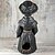 cheap Statues-Plague Doctor Cone Incense Burner Halloween Intricately Designed Resin Holder for Incense Cones - Historical Decor with Smoking Beak and Mouth - Black, 80g