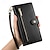 billige Samsung-etui-telefon Etui Til Samsung Galaxy S26 Ultra Plus S25 S24 S23 S22 S23 FE S21 Ultra Plus S20 A55 5G A35 5G Bakdeksel med stativ Magnetisk Glidelås Kontor / Bedrift TPU PU lær