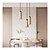 billige Cylinderdesign-led pendel sten design pendel vintage stue soveværelse spisestue 110-240v