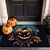 abordables Habitación de Halloween-Decoraciones de Halloween, felpudo de espantapájaros de calabaza, alfombra de cocina, alfombra antideslizante, alfombra a prueba de aceite, alfombra interior y exterior, decoración de dormitorio,