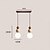 baratos Luzes da ilha-luz pendente led branco quente 11/50/70cm 1/2/3-luz criativa pedra madeira mini lustre suspenso industrial vidro g9 lâmpada suspensa de teto para cozinha ilha sala de jantar quarto 85-265v