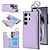cheap Samsung Cases-Phone Case For Samsung Galaxy S24 S23 S22 S21 Ultra Plus A55 A35 A25 A15 5G A14 A54 A73 A53 A33 A23 A13 A12 S25 Ultra Back Cover with Stand Holder Zipper Card Slot Retro PC PU Leather