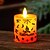 ieftine Iluminarea recuzitei de Halloween-1 bucată lumânări fără flacără de Halloween luminează autocolante înfricoșătoare cu păianjen dovleac, lumânări LED rezistente la apă pentru interior și exterior, funcționează cu baterie pentru toamnă,