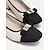 economico Scarpe col tacco da donna-décolleté da donna con tacco largo con dettaglio fiocco bicolore: comodi tacchi bassi per l&#039;ufficio e l&#039;abbigliamento casual