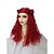 abordables Perruques pour enfants-perruque de costume rouge descendants 4 pour filles perruques de fête de cosplay de carnaval