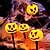 preiswerte Halloween im Freien-5 Stück Solar-Halloween-Rasenlichter für den Außenbereich, wasserdicht, Kürbis-Schädel-Scheinwerfer, Villa, Hof, Gehweg, Garten, Landschaftslampe im Freien, Halloween-Party, gruseliges Nachtlicht